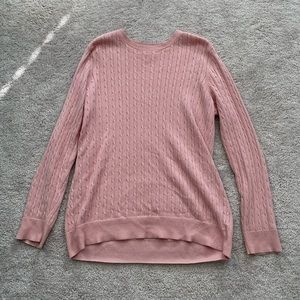 pink sweater